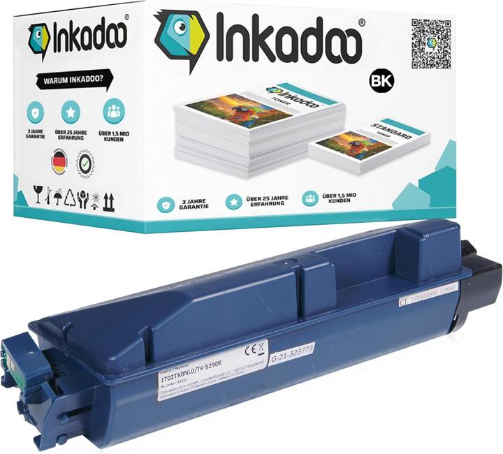 Produktbild Inkadoo Toner kompatibel zu Kyocera 1T02TX0NL0 / TK-5290K Toner, schwarz Schwarz (BK)