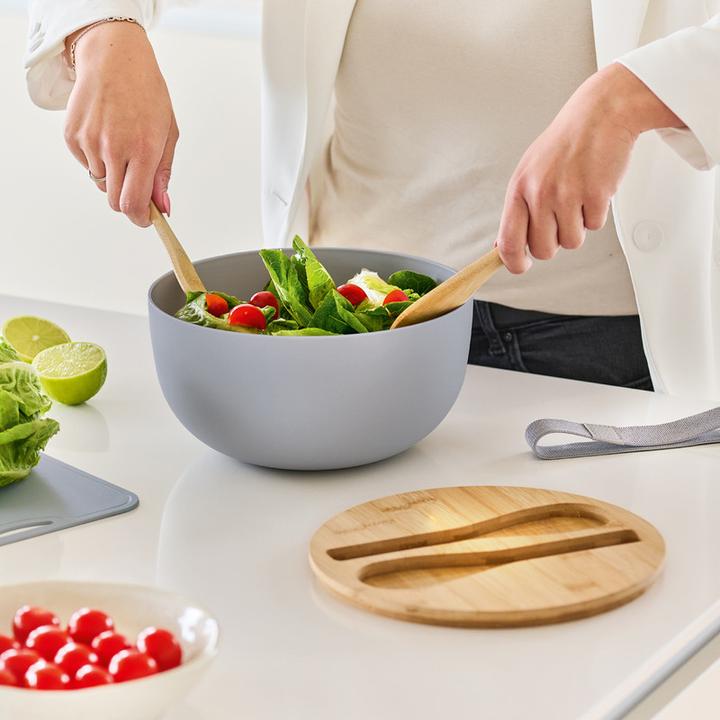 Produktbild Zeller Present Salatschüssel mit Besteck und Deckel (23.50 cm, 3 l, 1 x)