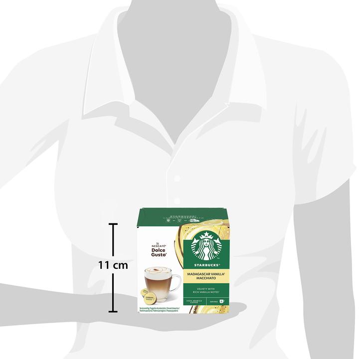 Actual product image Starbucks Vanilla Macchiato by Nescafé Dolce Gusto (6 x Port.)