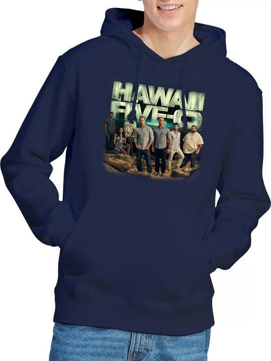 Immagine prodotto Hawaii Five-0 Felpa con Cappuccio Cast Uomo (XL)