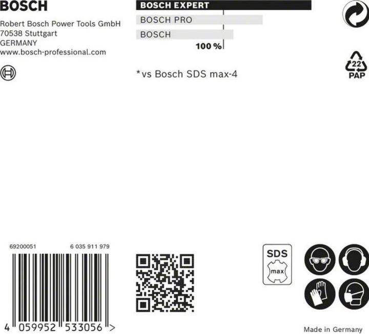 Image du produit Bosch Professional Zubehör Foret marteau EXPERT SDS max-8X 20 x 800 x 920mm pour marteaux perforateurs (jusqu'à 20 millimètres)