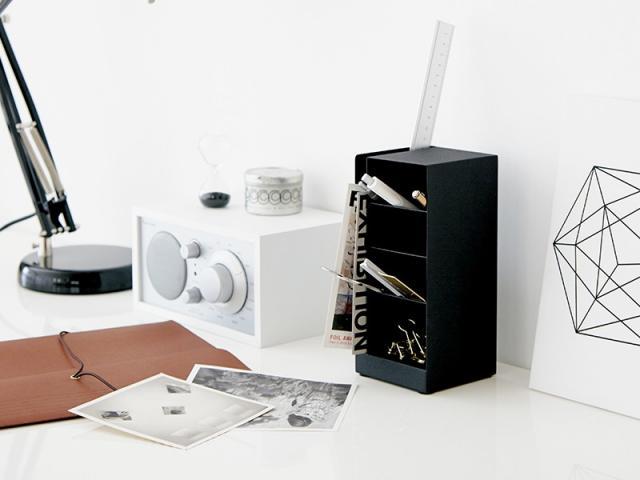 Actual product image Yamazaki Tower Pen Stand