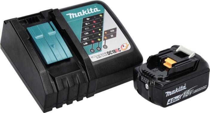 Produktbild Makita DWR 180 RM1 Akku Ratschenschrauber 18 V 47,5 Nm 1/4" 3/8" + 1x Akku 4,0 Ah + Ladegerät (1/4", 3/8")