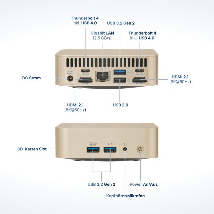 Image du produit Concept International NUC 13i5HL-W11P-512/2x8W6E (Intel Core i5-13420H)