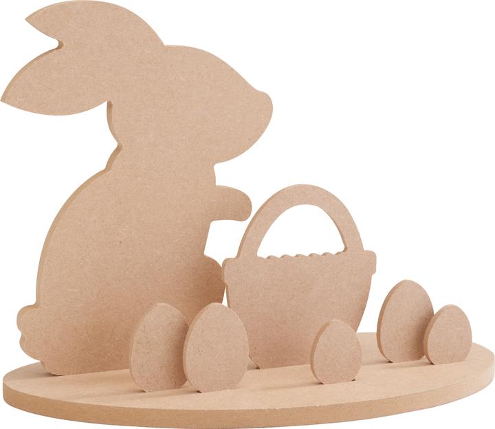 Produktbild Pronty Crafts Holz-Steckmotiv "Hase im Osternest", 8-tlg.