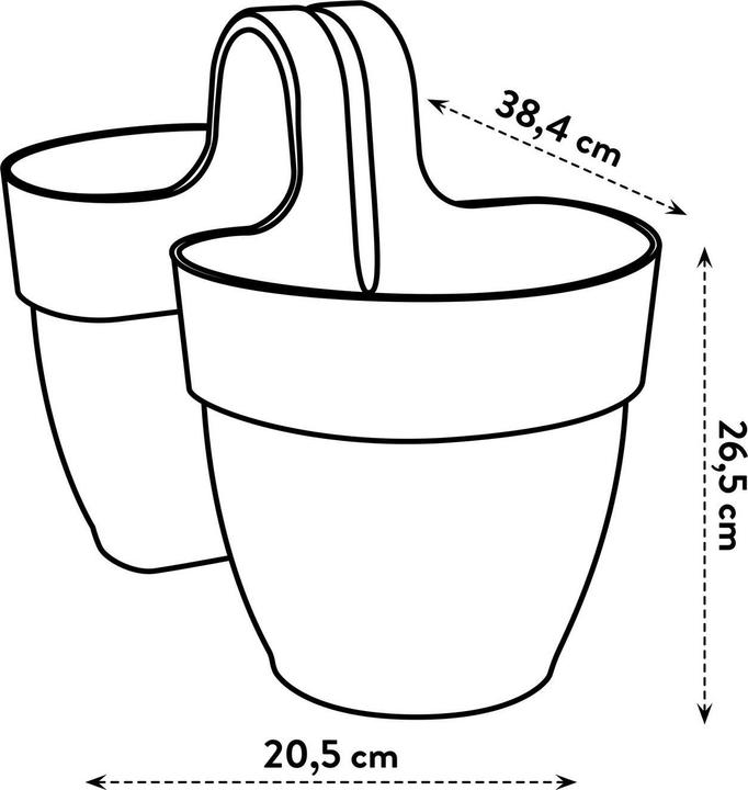 Produktbild Elho Vibia Campana Flower Twin (210 cm)