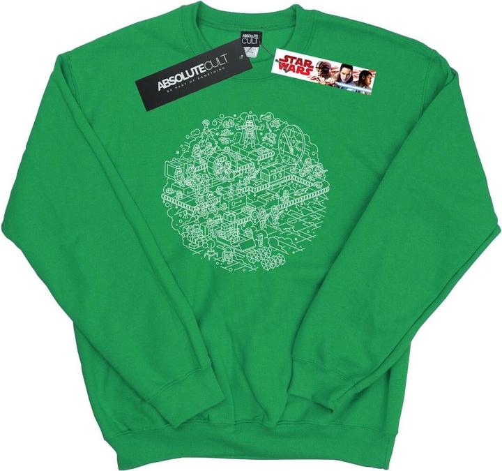 Star Wars Christmas Death Star Sweatshirt (XL)