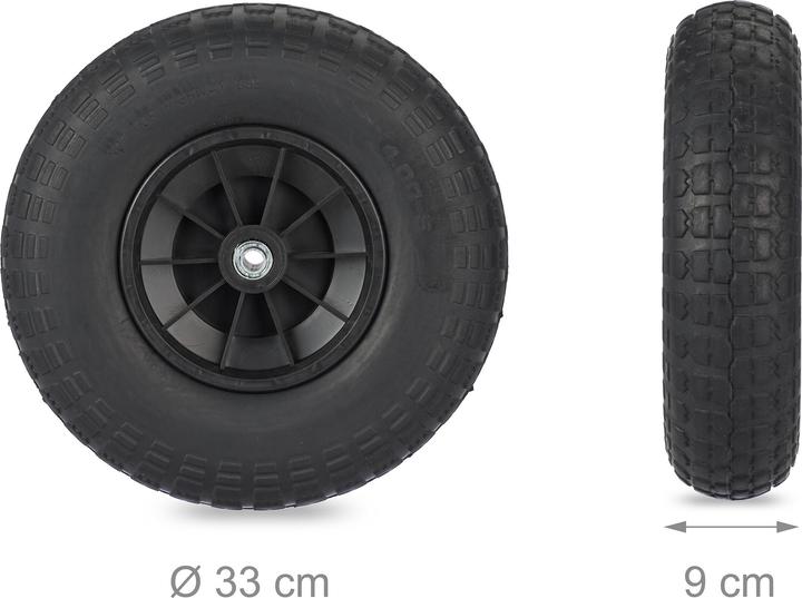 Actual product image Relaxdays Wheelbarrow wheel