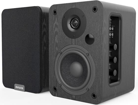 Aiwa ASP-A200 Active Speaker Pair, black (1 pair, 25 W)