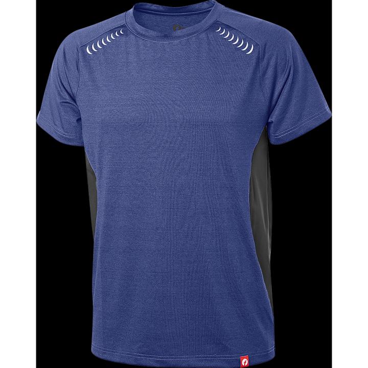 Magni T-Shirt Quick Dry kornblau/schwarz meliert Gr. L Fortis Elements (L)