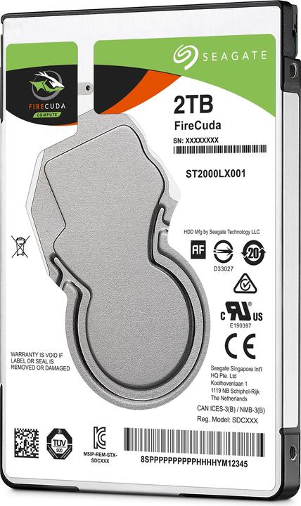 Actual product image Seagate FireCuda (2 TB, 2.5")