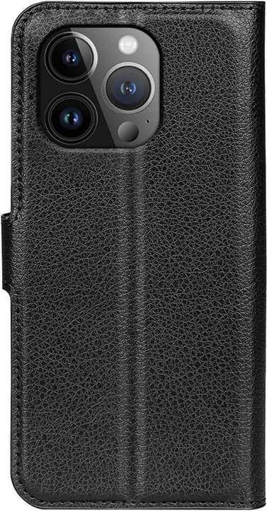 Produktbild Cover-Discount iPhone 15 Pro - Leder Etui Hülle schwarz (Apple iPhone 15 Pro)