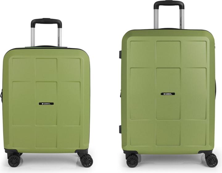 Gabol Montreal 4 Rollen Kofferset 2-teilig mit Dehnfalte (110 l)