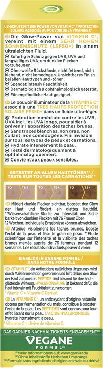 Actual product image Garnier Bright Complete (40 ml, Face fluid, SPF 50+)