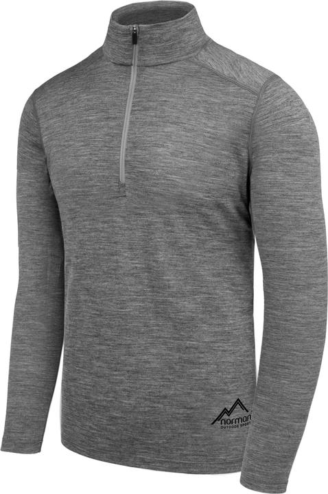 Produktbild Normani Herren Merino Langarm mit 1/4 Zipper Canberra (S)