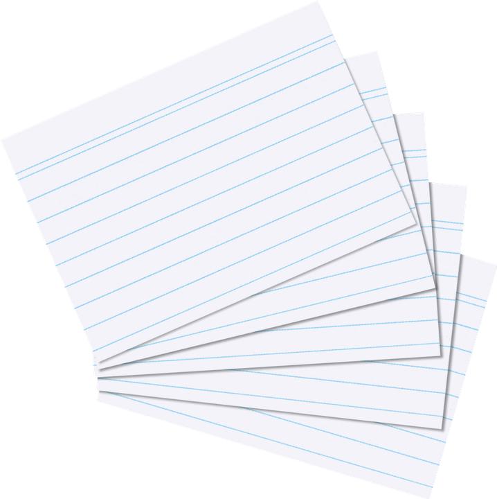 Actual product image Herlitz Index cards (A6, 180 g/m², 100 x)
