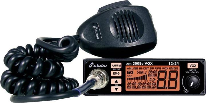 Produktbild Stabo CB-Funkgerät XM 3008E AM-FM, 12-24V, VOX, ASQ