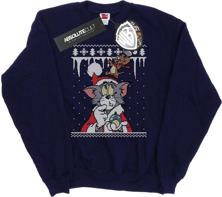 Tom & Jerry Christmas Fair Isle Sweatshirt (S)