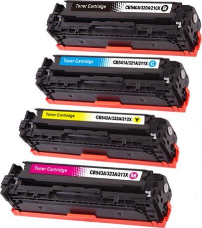 Produktbild Hermex Kompatibler Toner für HP Color LaserJet CM1312nfi MFP (M, BK, C, Y)