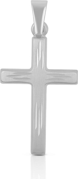 Muau Kreuz (750/18K Weissgold)