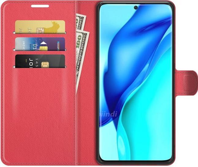 Actual product image MU Classic Litchi Leather Bookcover Series (Huawei P50 Pro)