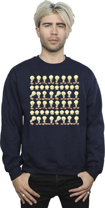 Actual product image Looney Tunes Mens Tweety Repeat Sweatshirt (4XL)