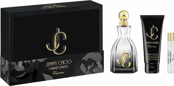 Immagine prodotto Jimmy Choo I Want Choo Forever Eau De Parfum 100ml + Eau De Parfum 7.5ml + Body Lotion 100ml (Set profumo)