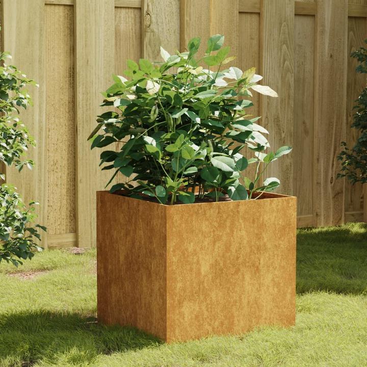 Produktbild VidaXL Pflanzkübel 40x41x40 cm Cortenstahl, Farbe: Rostig