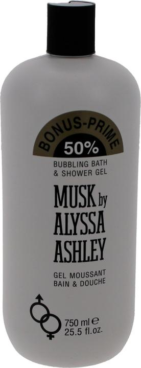 Alyssa Ashley Musk Bubbling Bath & Shower Gel (750 ml)