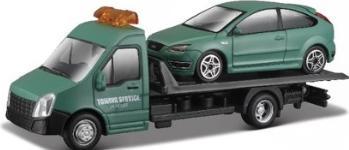 Actual product image Bburago Street Fire Flatbed Transport 1/43 ass.