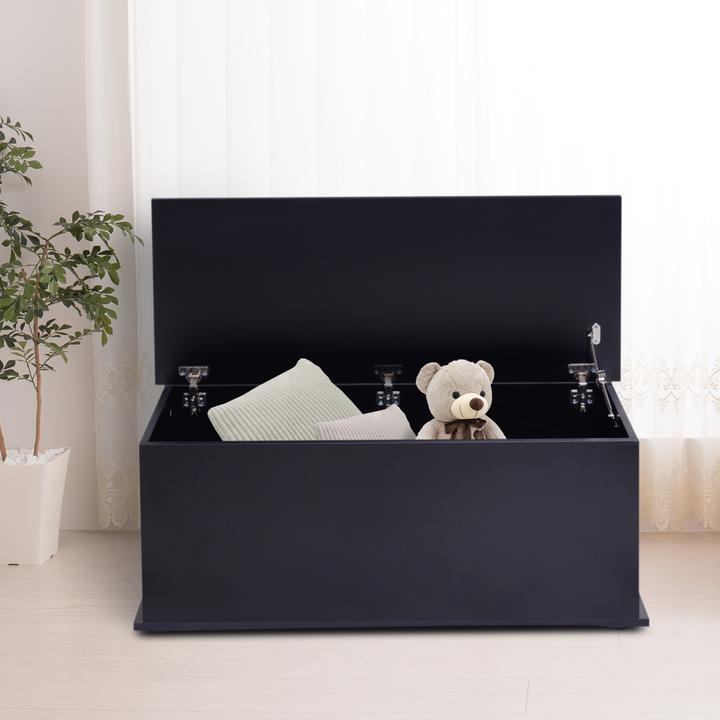 Produktbild Homcom Holzkiste mit klappbarem Deckel (100 x 40 x 40 cm)