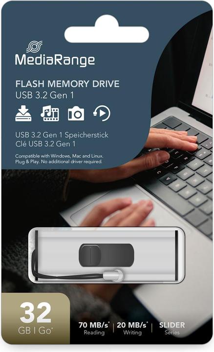 Image du produit MediaRange SuperSpeed (32 Go, USB-A)