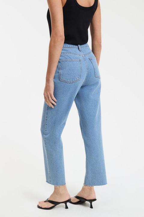Image du produit La Redoute Collections Jeans droit taille haute longueur 7/8 (24)