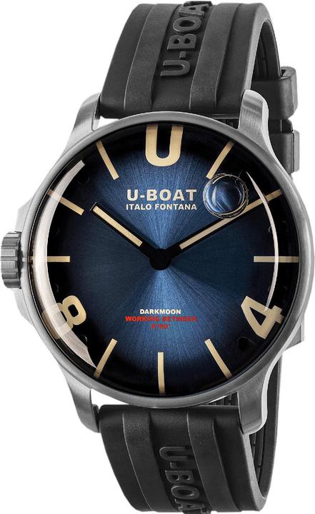 U-Boat 8704/C Darkmoon Blue SS Soleil Herrenuhr 44mm 5ATM (Analoguhr, 44 mm)