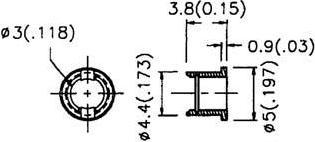 Produktbild Velleman Mounting Clip For Led 3mm (1Pc)