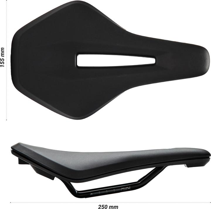 Image du produit Decathlon Selle de vélo unisexe course MTB - Light 155 mm