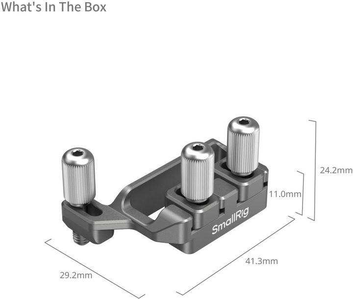 Image du produit SmallRig USB-C&MULTI Cable Clamp for Sony FX3 / FX30 HawkLock Quick Release Cages 4829 (Câble)
