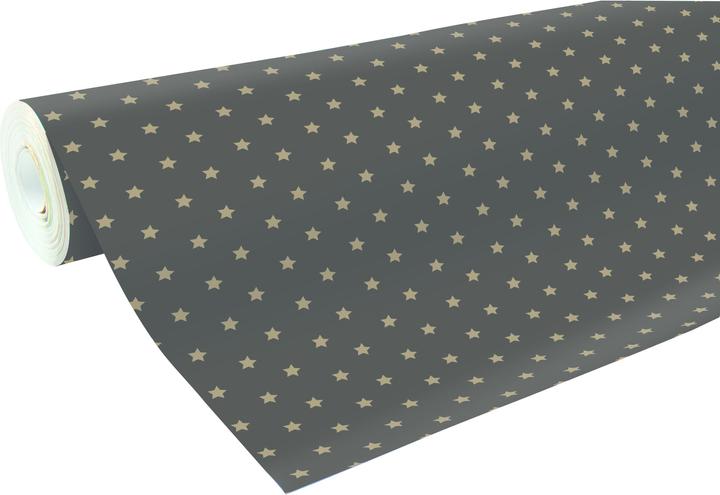 Golden stars on a black background