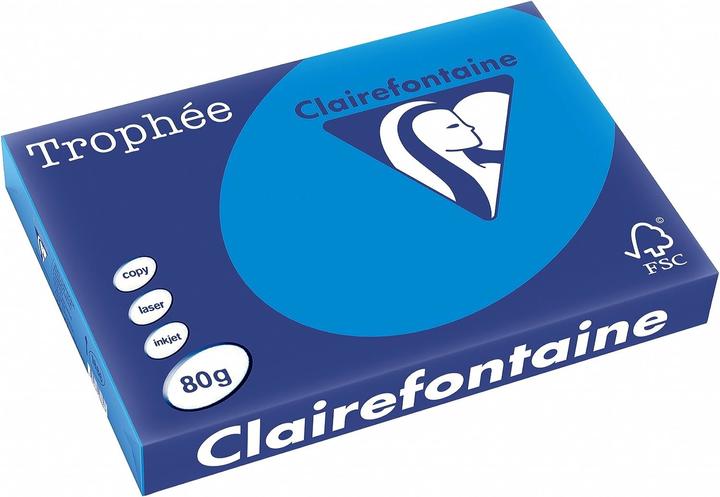 Clairalfa Multifunktionspapier Troph‚e, A3, karibikblau (80 g/m², 500 x, A3)