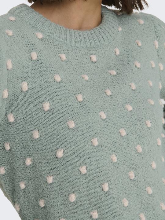 Actual product image JdY Regular fit High neck Long cuffs Puff sleeves Pullover Knitted jumper (XXL)