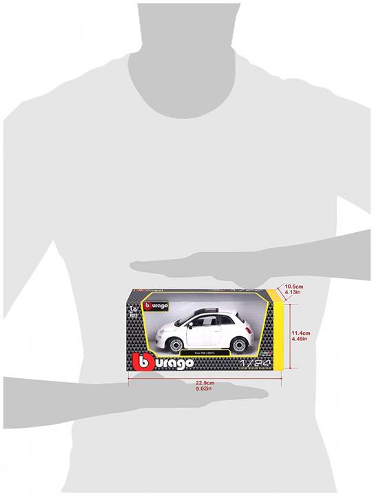 Productafbeelding Bburago FIAT 500 (2007) - 1:24