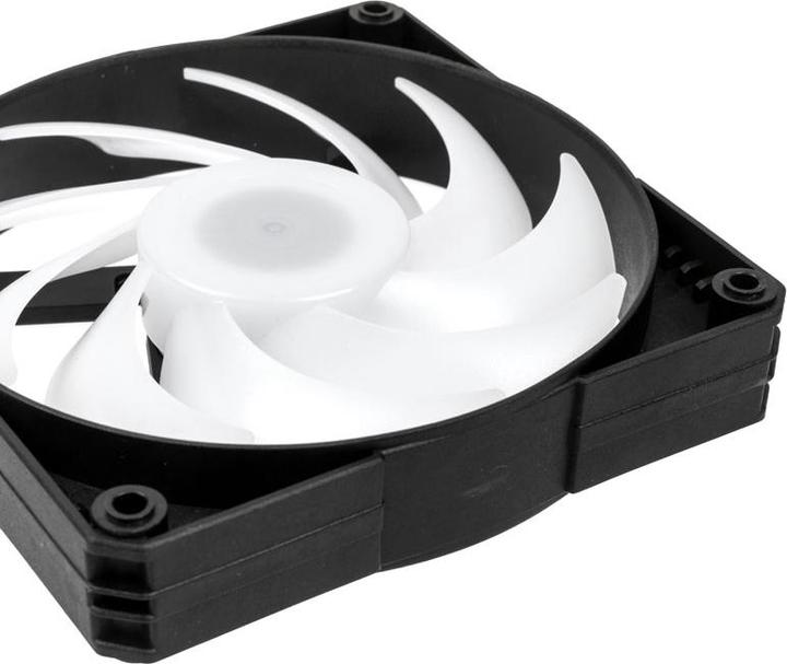 Actual product image Phanteks SK PWM D-RGB fan, pack of 3 - 120mm, black/white (120 mm, 3 x)