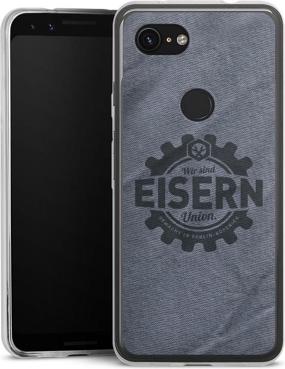 Produktbild DeinDesign Slim Case für Google Pixel 3a Silikon Hülle Ultra Dünn Handyhülle 1. FC Union Berlin FCU (Google Pixel 3a)