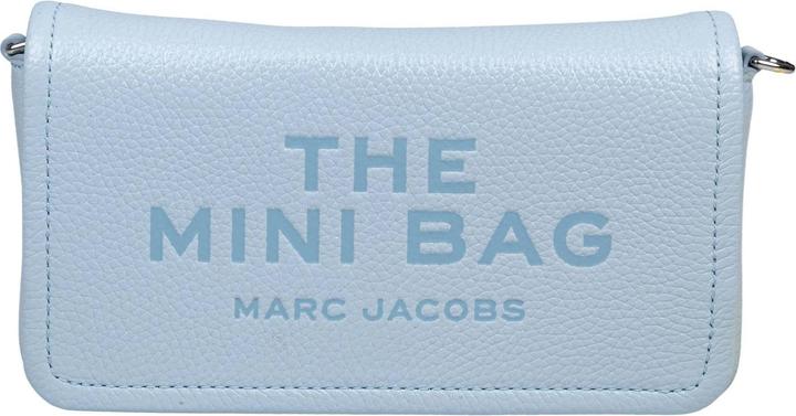 Actual product image Marc Jacobs the mini bag in leather color light blue