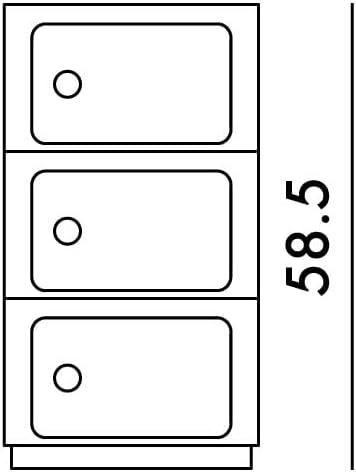 Image du produit Kartell Componibili (5 x 32 x 32 cm)