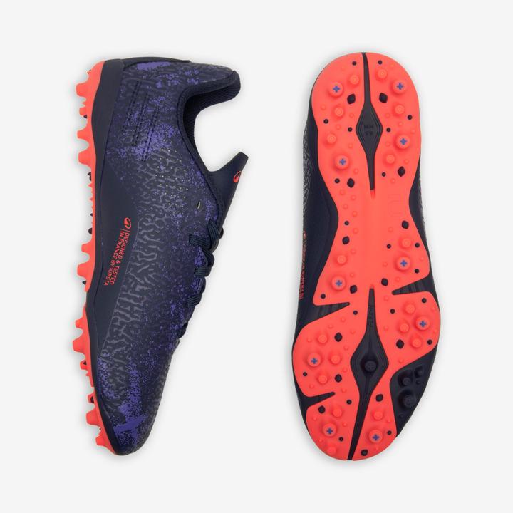 Produktbild Kipsta Kids' Lace-Up Football Boots Viralto I MG/AG - Blue (37)