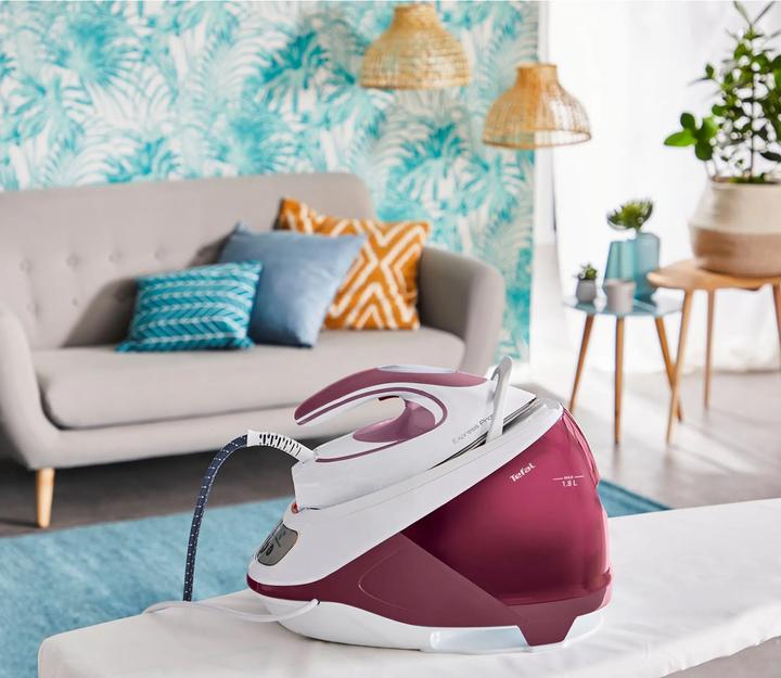 Produktbild Tefal Express Protect SV9201E0 Dampfbügelstation Durilium AirGlide Autoclean soleplate Violett (2800 W, 130 g/min)