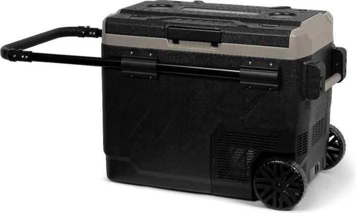 Steamy -e Dual Zone Roller Roller Electrical Compressor cool box on wheels - Dual Zone - 49 liters - (49 l)