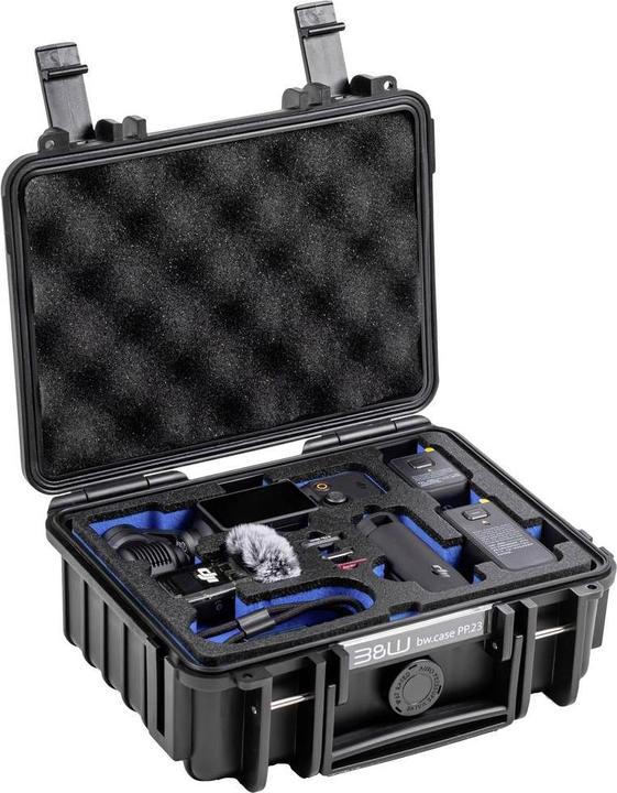 Actual product image B&W International B&W DJI Osmo Pocket 3 Case Type 500 Purple (Drone accessories bag)