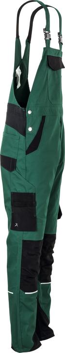 Produktbild Planam Norit Herren Latzhose grün schwarz Grösse 64 (64)